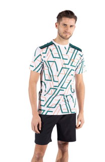 ONCOURT Tennis-Tshirt Performance Tee Gravel 2 weiss Herren